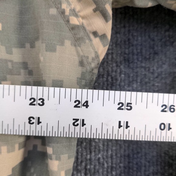U.S. Army Mens Uniform Shirt Digital Camo Green Tan Size L Pockets - Picture 6 of 14